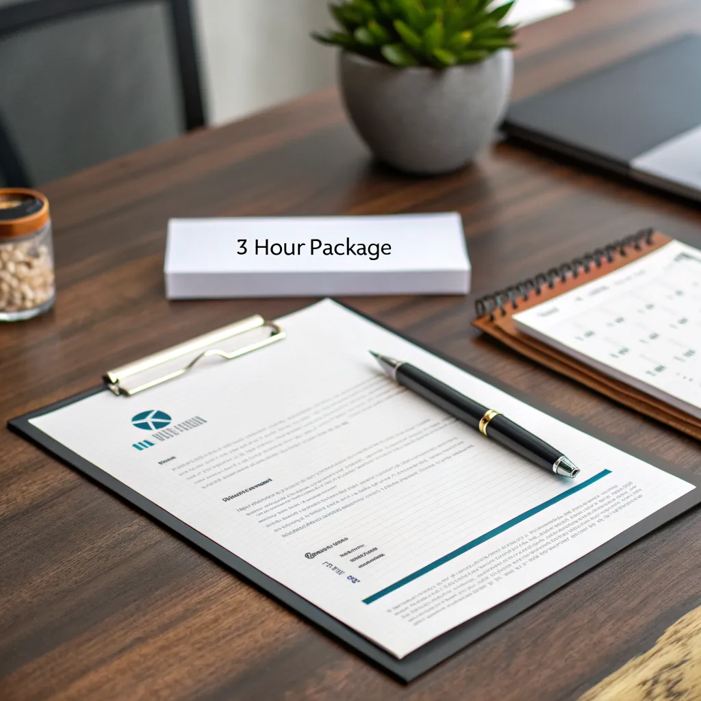 3 Hour Package